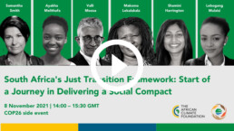 South Africa’s Just Transition Framework: start of a journey in delivering a social compact
